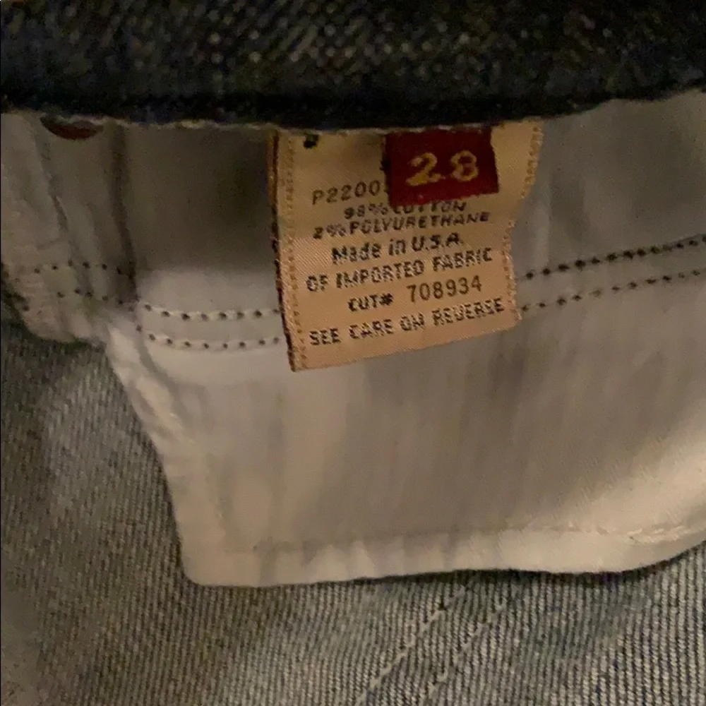 7 For All Mankind Bootcut Jeans~Women’s Size 28~Excellent Condition - Picture 3 of 7